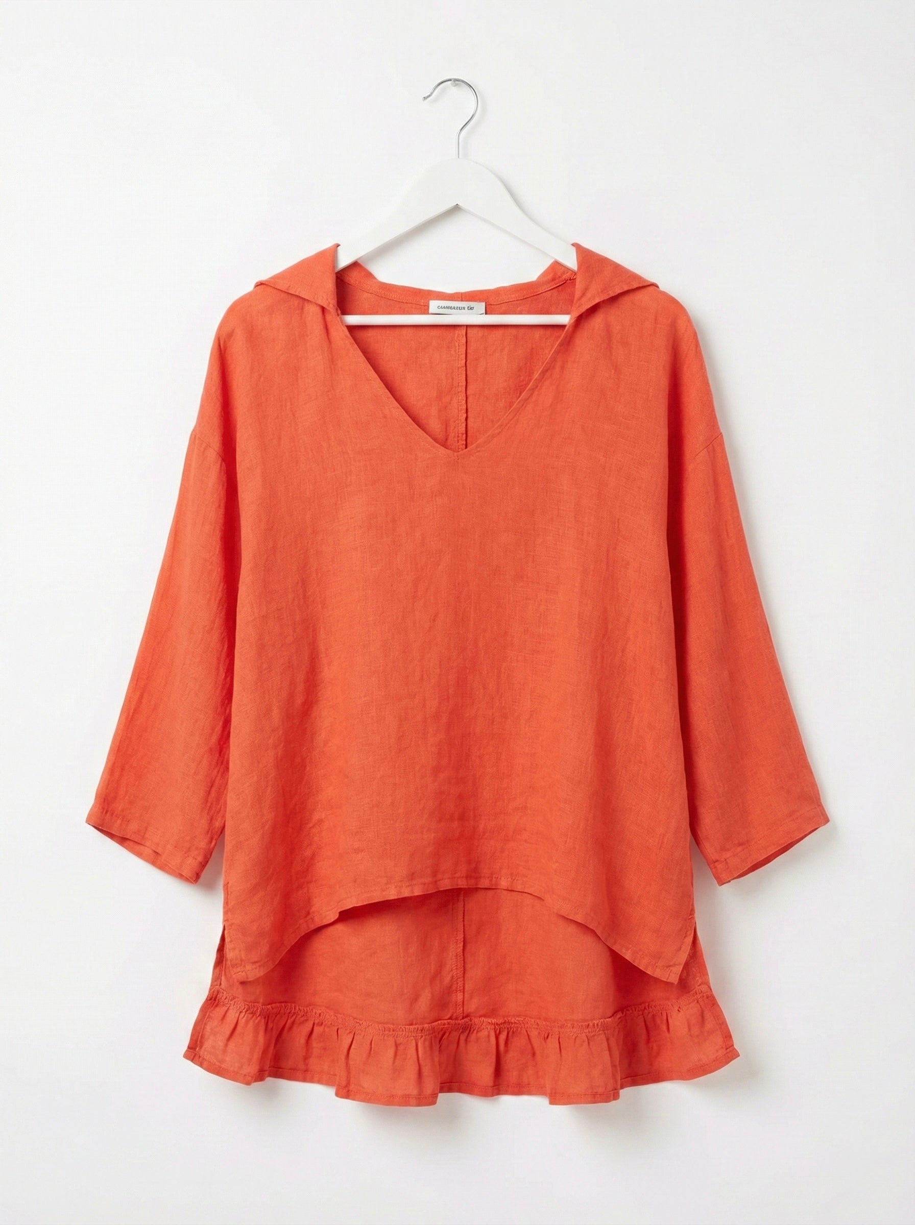 The Sunset Boho Linen Blouse