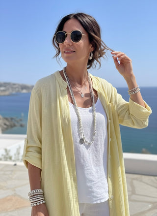 The Sun-Kissed Breeze Linen Tunic