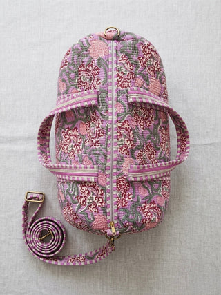 The Purple Bloom Quilted Duffle