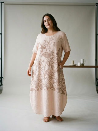 Seraphina Floral Maxi- Blush