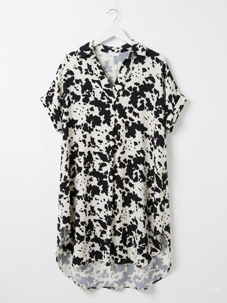 Savannah Mirage High-Low Shirt Dress