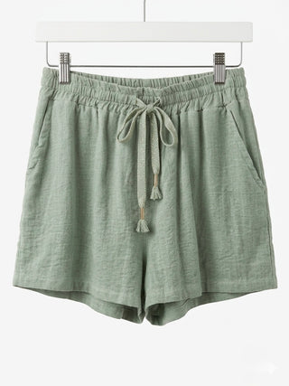 The Meadow Drift Shorts- Olive Green