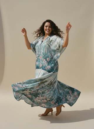 The Eden Dress- Turquoise