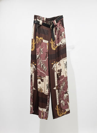 The Verona Equestrian Print Pants