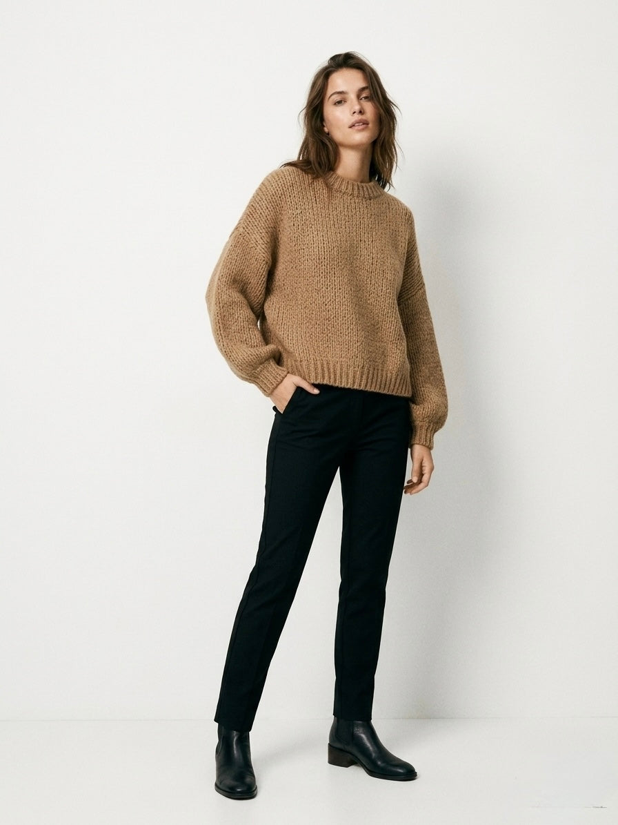 Sienna Chunky Italian Knit Oversized Sweater