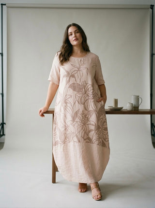 Seraphina Floral Maxi- Blush