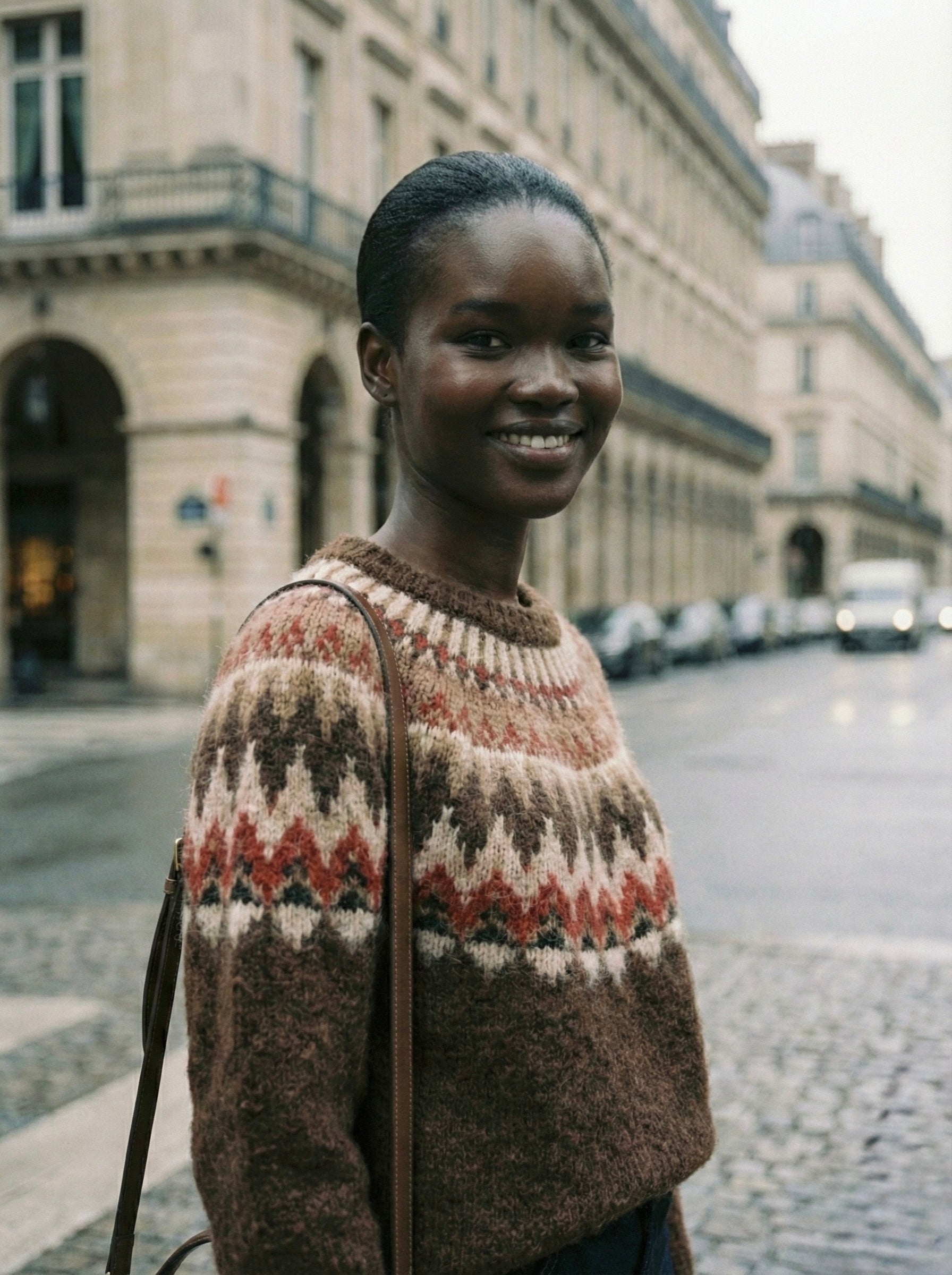 The Mocha Nordic Fair Isle Sweater