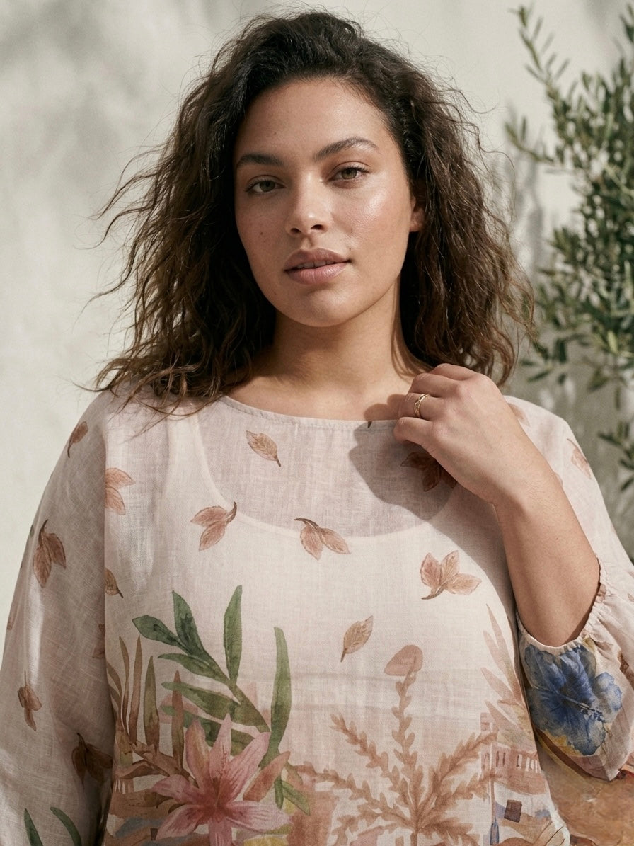 Tuscan Garden Tencel Blouse