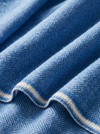 The Boardwalk Blue Wool-Blend Scarf