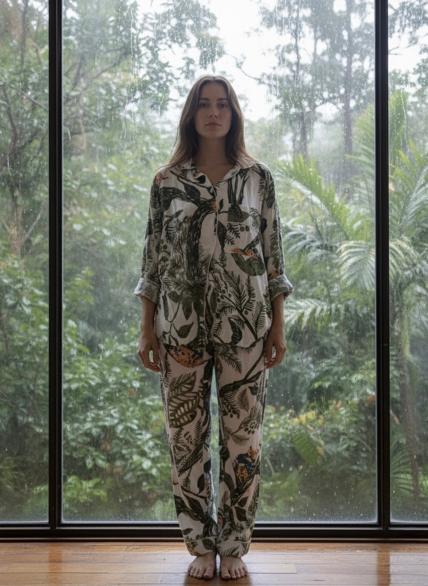 The Rainforest Slumber Cotton Pajama Set