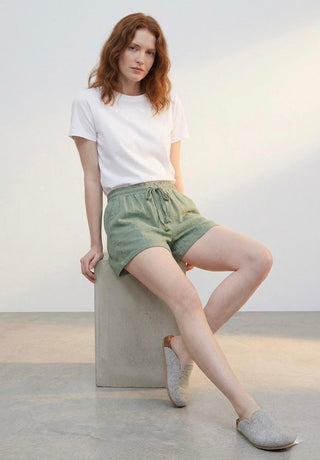 The Meadow Drift Shorts- Olive Green