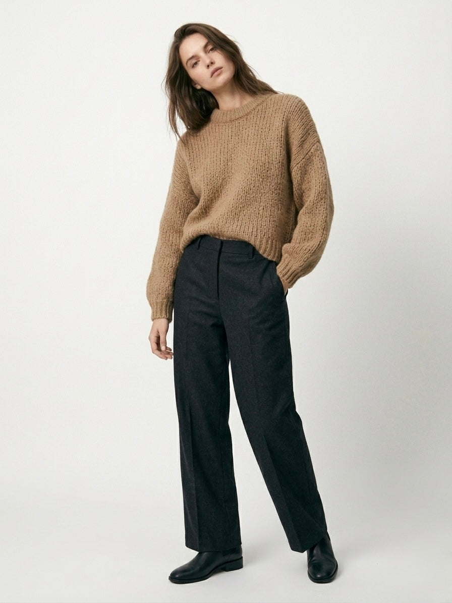 Sienna Chunky Italian Knit Oversized Sweater