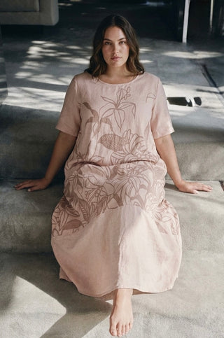 Seraphina Floral Maxi- Blush