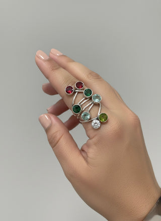 The Aurora Helix Statement Ring