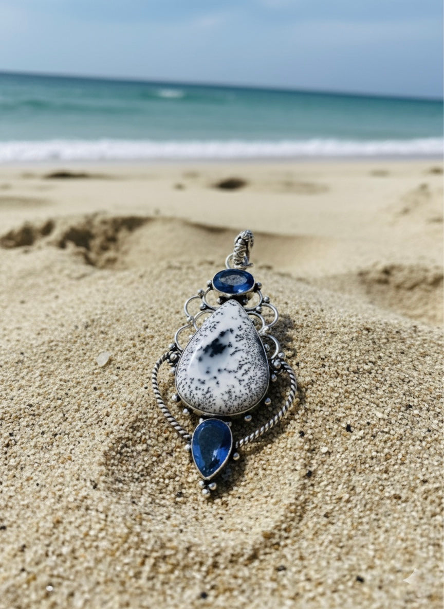 The Mermaid’s Hidden Grotto Sterling Silver Pendant