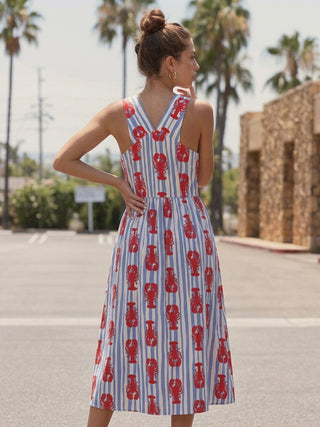 The Crustacean Chic Pinafore Dress