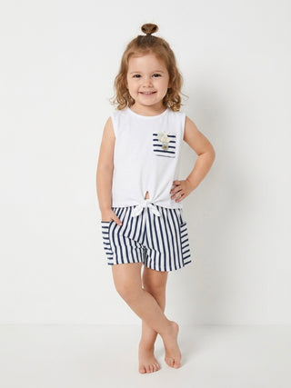 The Beatrice Stripe Short Set
