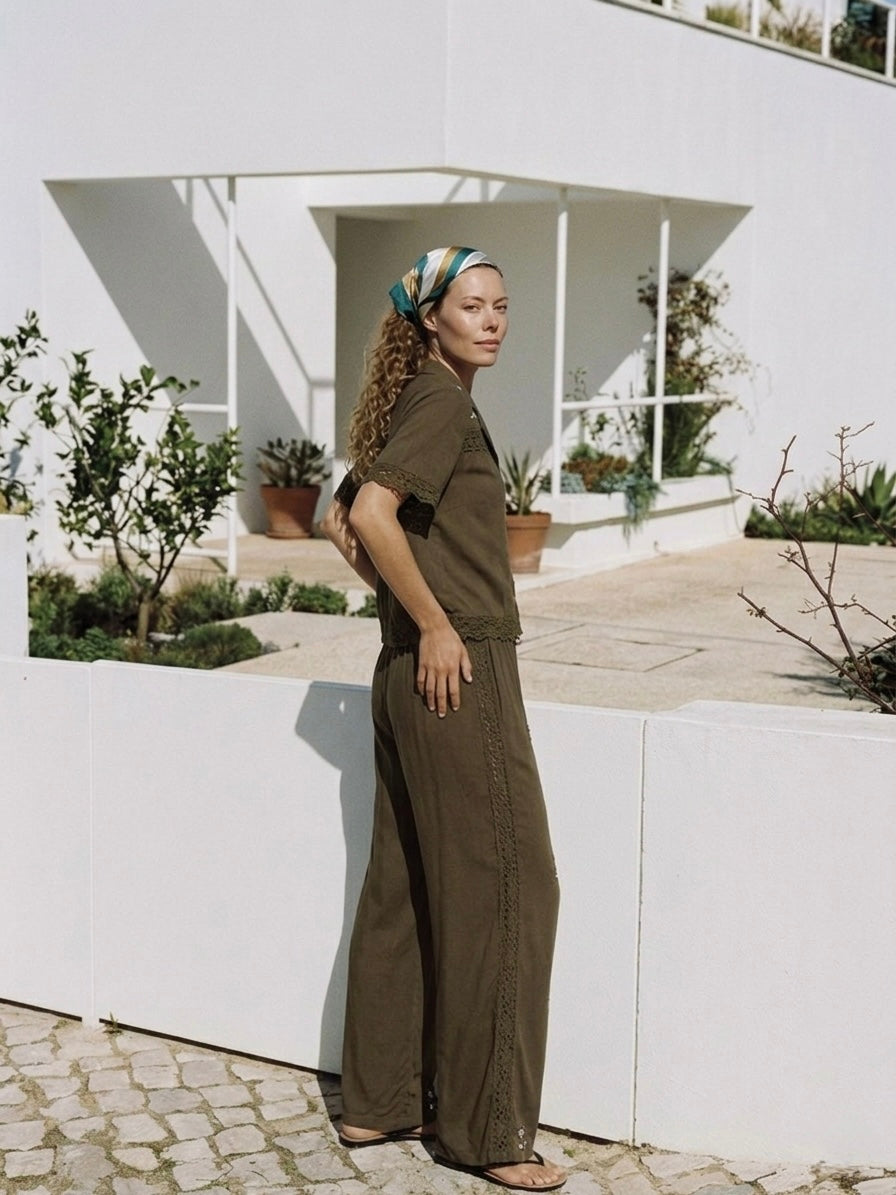 The Sage Embroidered Co-ord Set