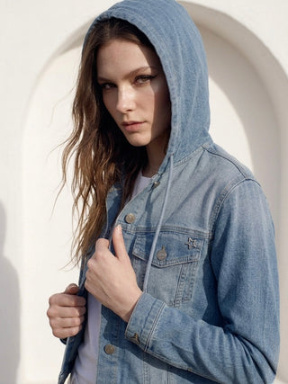 The Stellar Hooded Denim Jacket