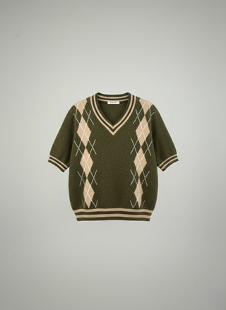 The Heritage Argyle Short-Sleeve Knit