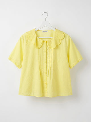 The Lemon Sorbet Eyelet Blouse
