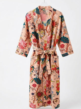 Desert Bloom Waffle Cotton Robe
