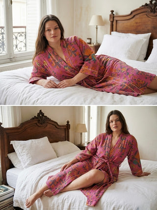 The Dahlia Heritage Waffle Robe