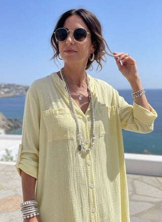 The Sun-Kissed Breeze Linen Tunic