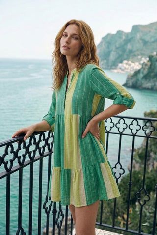 The Verde Tiered Tunic Dress