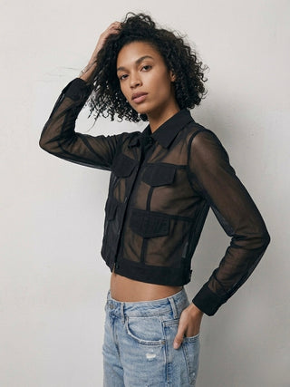 The Midnight Mesh Utility Shirt