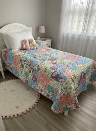 Artisan Patchwork Reversible Twin Quilt