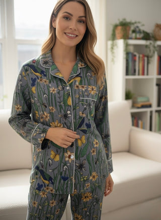The Enchanted Garden Cotton Pajama Set