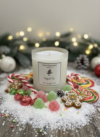 Frosted Fir- 9oz Soy Candles