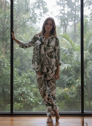 The Rainforest Slumber Cotton Pajama Set