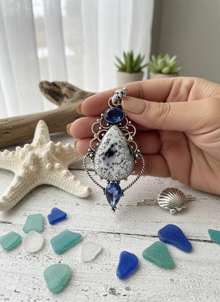 The Mermaid’s Hidden Grotto Sterling Silver Pendant