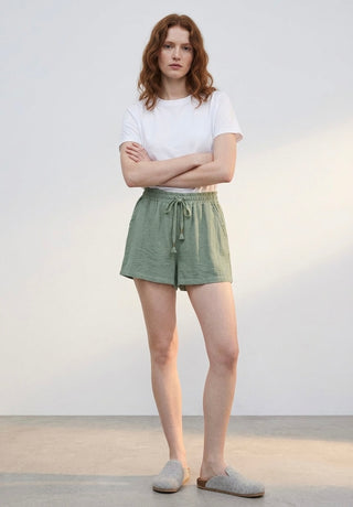 The Meadow Drift Shorts- Olive Green
