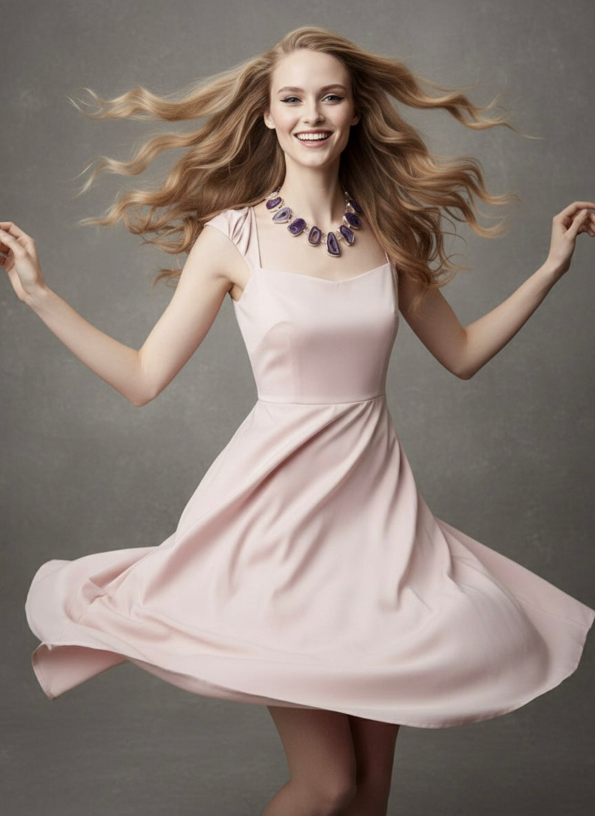 The  Amethyst Earth Geode Statement Collar