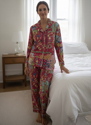 The Artisanal Bloom Pajama Set