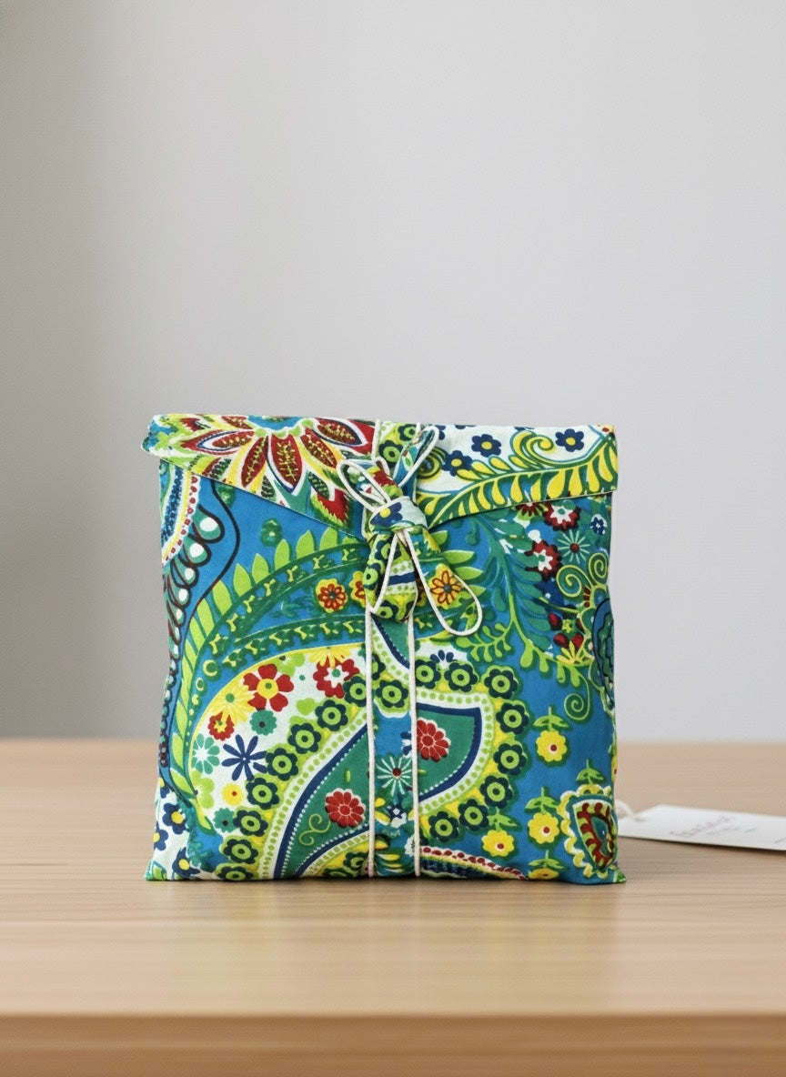 The Emerald Paisley Cotton Pajama Set