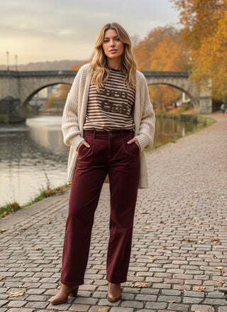 The Coco Club Sweater- Brown