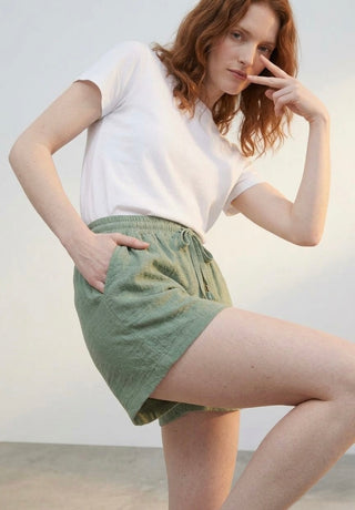 The Meadow Drift Shorts- Olive Green