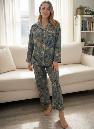 The Enchanted Garden Cotton Pajama Set