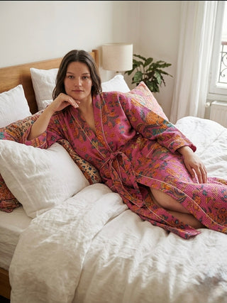 The Dahlia Heritage Waffle Robe