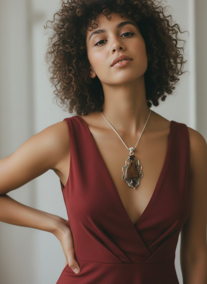 The Terra-Rosa Artisan Sterling Silver Pendant