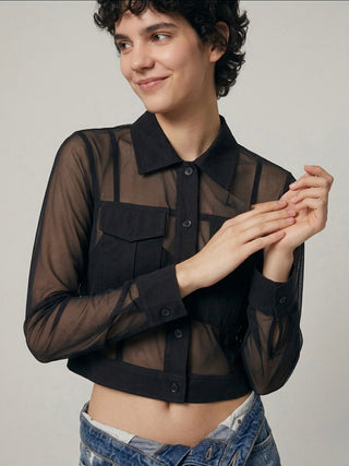 The Midnight Mesh Utility Shirt