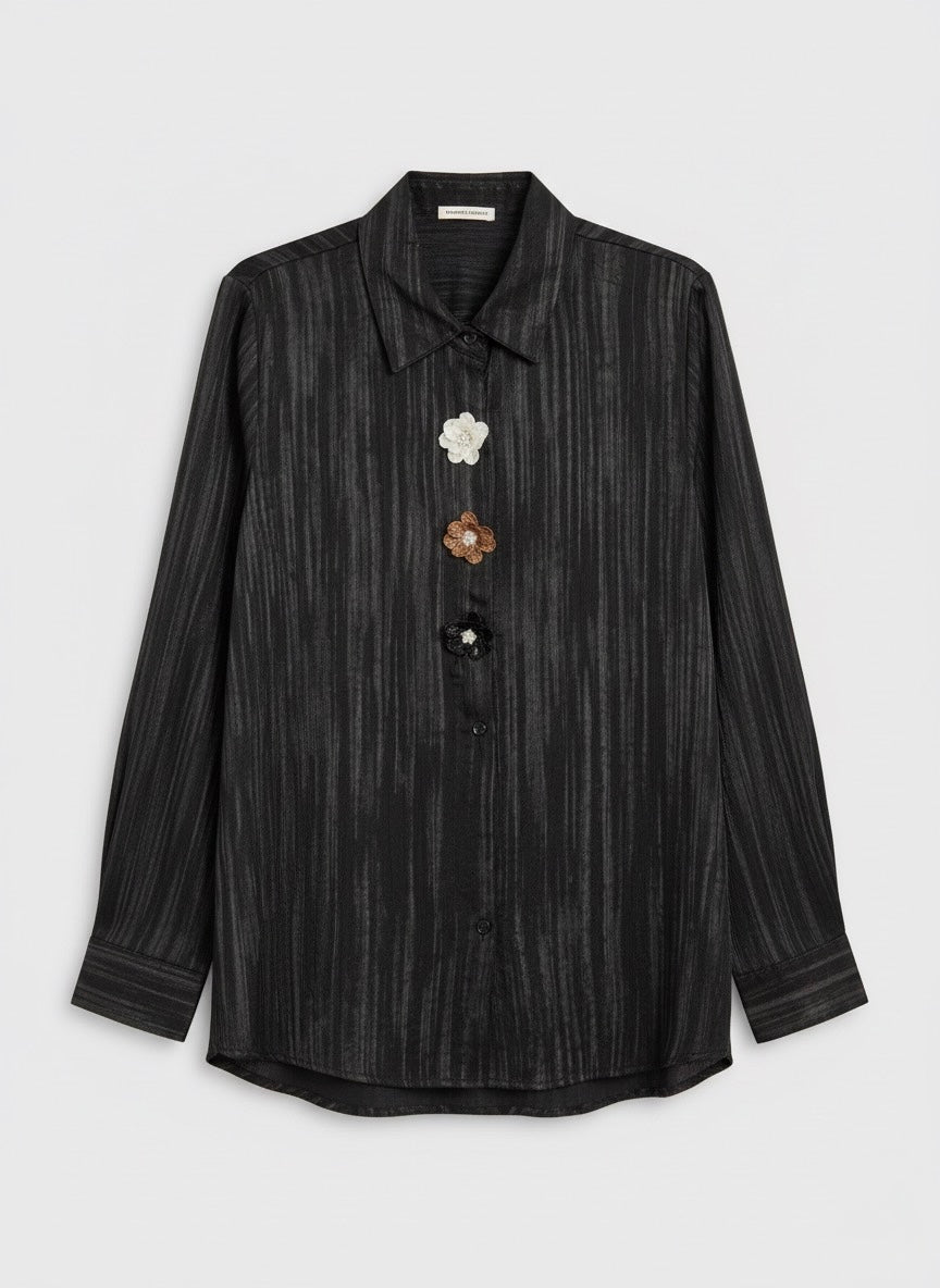 Enchanted Garden Striped Blouse