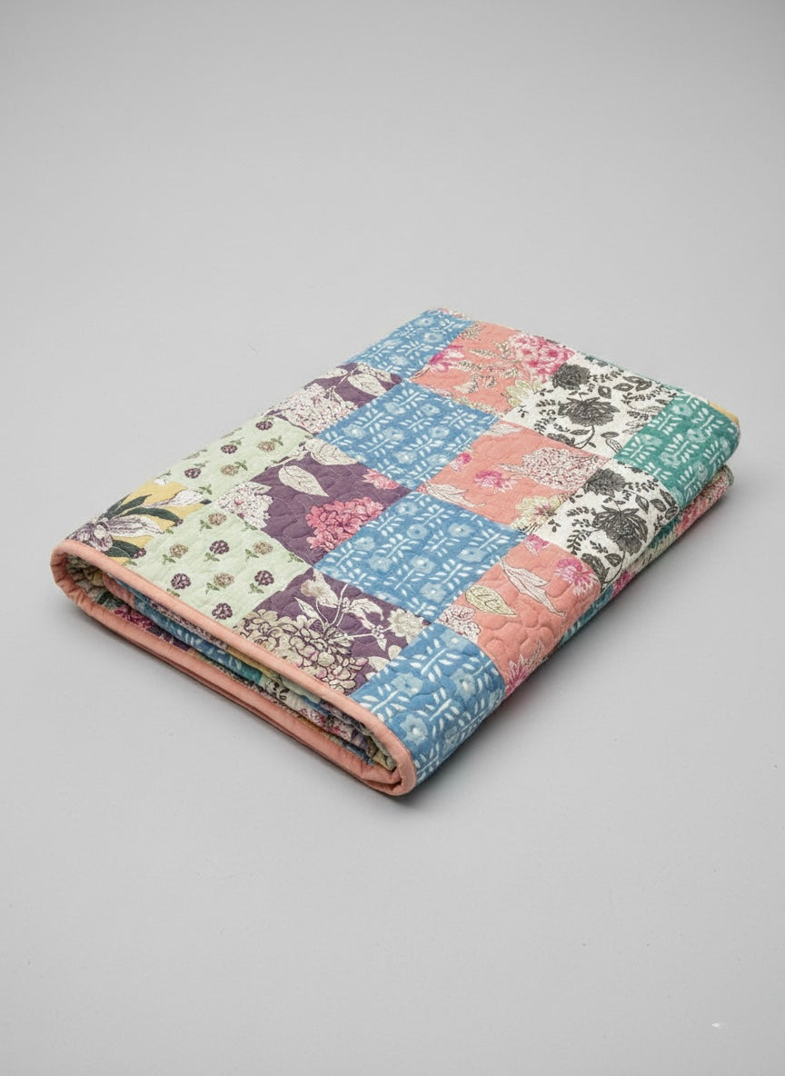 Artisan Patchwork Reversible Twin Quilt