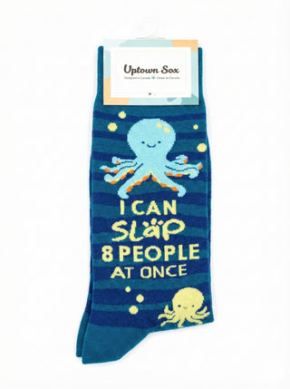 I Can Slap 8 People At Once Crew Socks