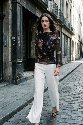 The Evergreen Blouse- Smoky Plum