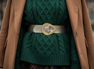 The Florentine Cinch Belt- Sparkling Gold